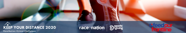 RaceNation's 'Keep your Distance' Virtual Half Marathon Jersey
