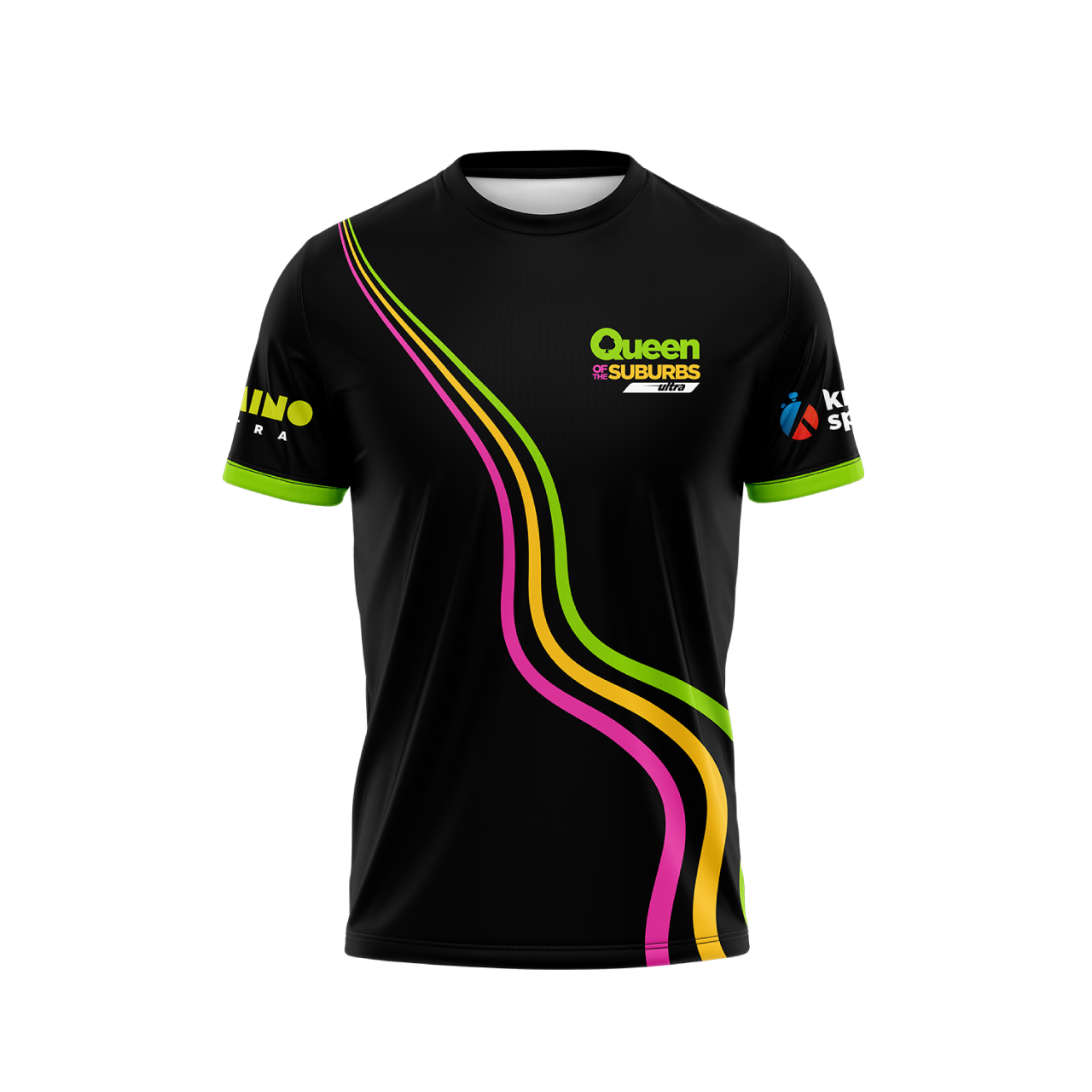 Queen of the Suburbs Tech T-shirt (Male Fit)