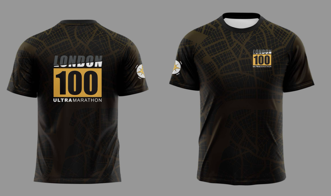London 100 t-shirt (unisex) Virtual Event
