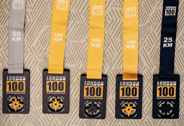 London 100 Virtual Medal and delivery